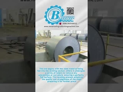 শীট কয়েল কাটার জন্য 25T পিএলসি কন্ট্রোল মেটাল স্লিটিং লাইন