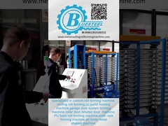 হাইড্রোলিক ইস্পাত corrugated ছাদ শীট crimping মেশিন, মেটাল ছাদ রোল গঠন মেশিন