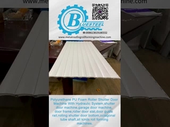 পিউ ফোম রোলার শাটার ডোর রোল ফর্মিং মেশিন # 39 # 45 / # 55 / # 77 # 95