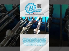 7.5KW স্ট্যান্ডিং সিম রোল গঠন মেশিন এবং 380V / 50Hz / 3Phase ভোল্টেজ সঙ্গে উত্পাদন সমাধান