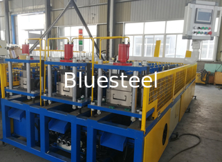 কাস্টমাইজড 6m কাটিয়া দৈর্ঘ্য এবং 7.5KW পাওয়ার সঙ্গে Purlin গঠন মেশিন
