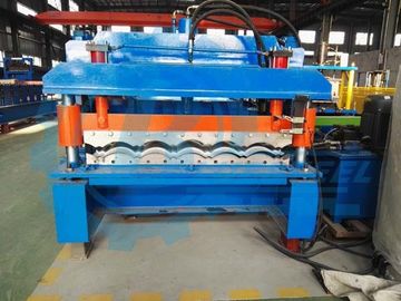 3KW স্টিল টাইল ফর্মিং মেশিন PLC কন্ট্রোল 0.3 - 0.8mm পুরুত্ব